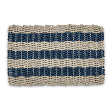 Best Doormat for Outside, Sand & Navy Cabana Stripes, Lobster Rope Top Rated Doormats